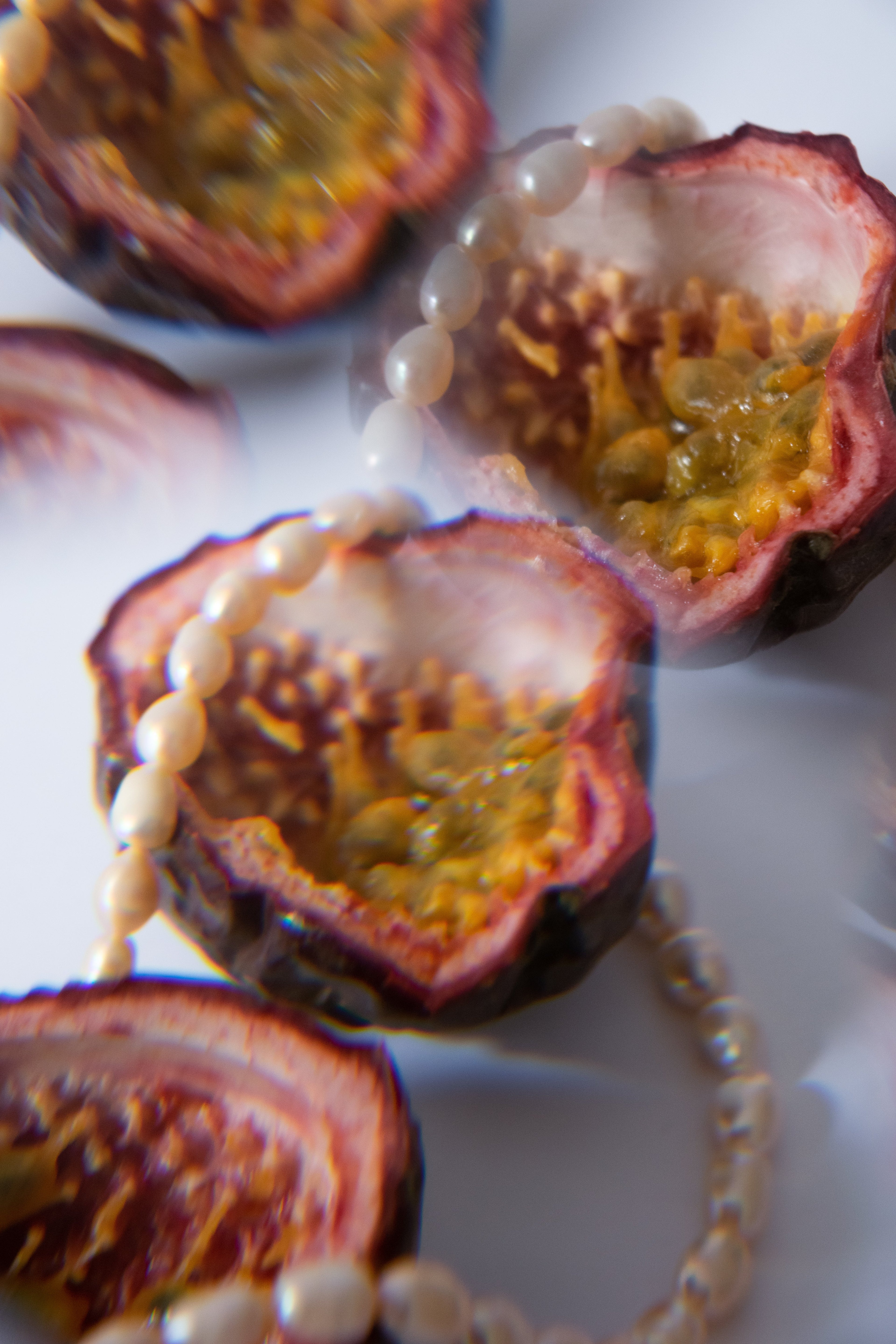 Farbige Perlenketten