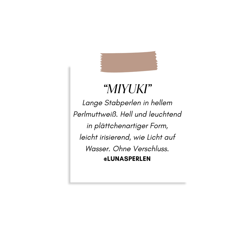 MIYUKI Stabperlenkette