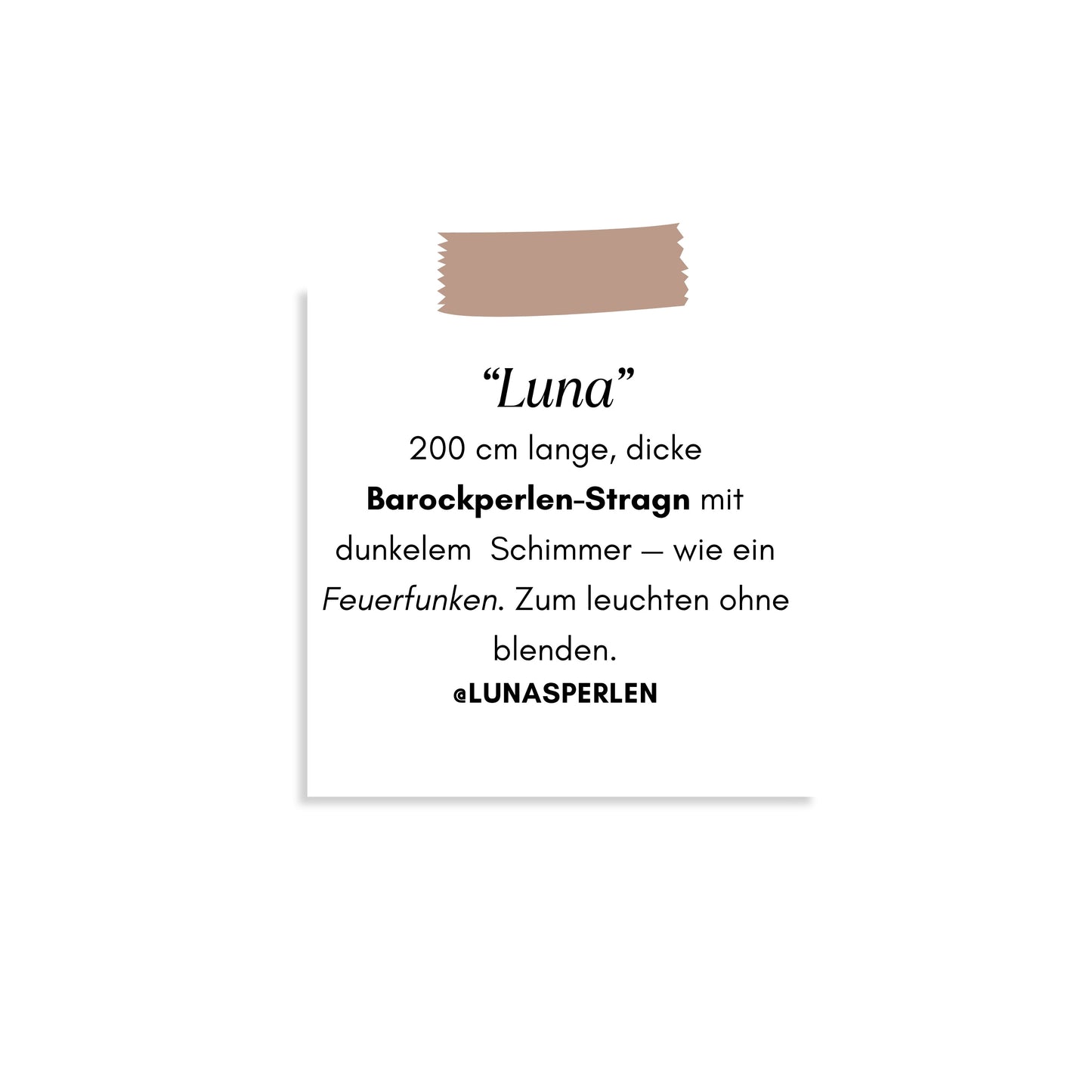 LUNA Perlenkette