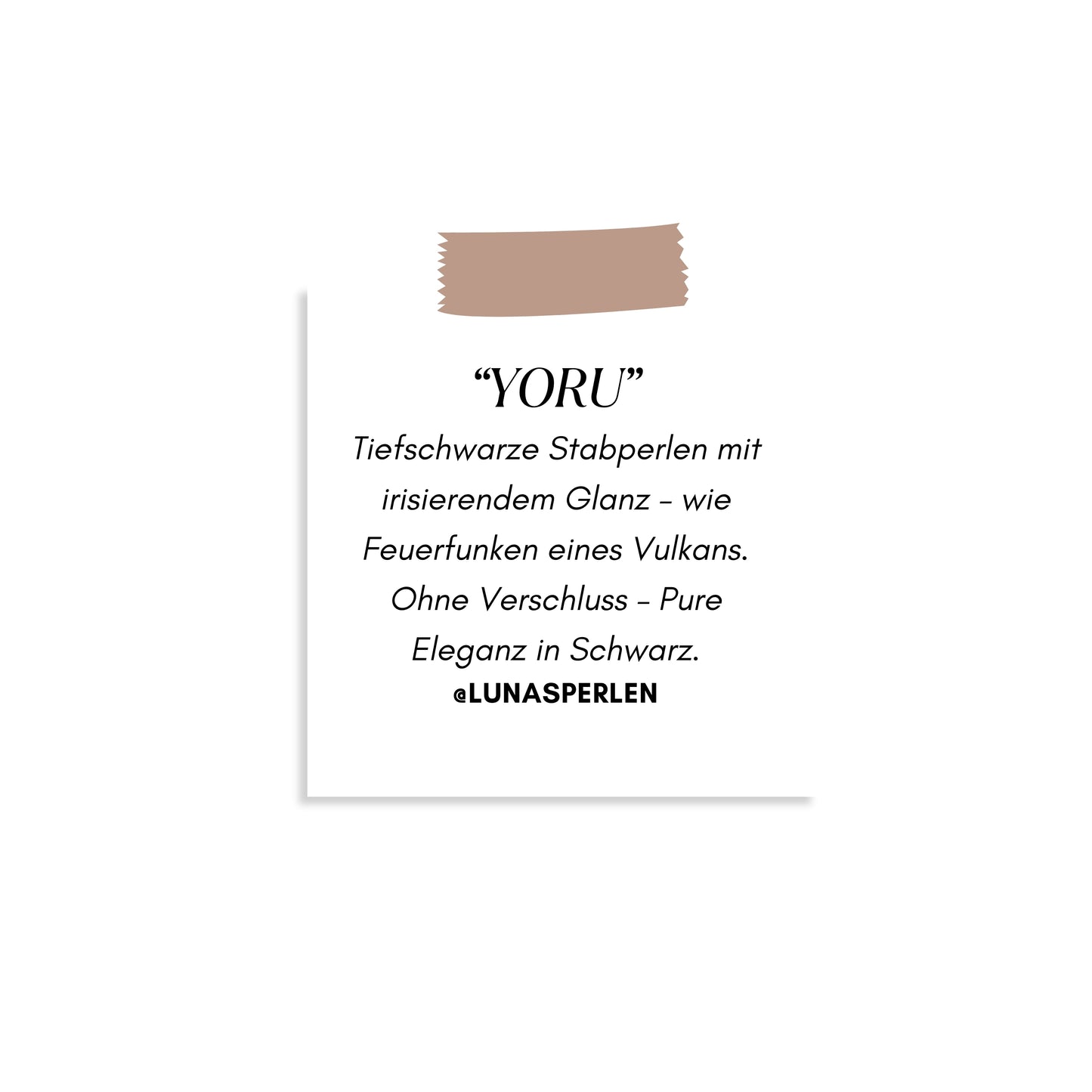 YORU Stabperlenkette