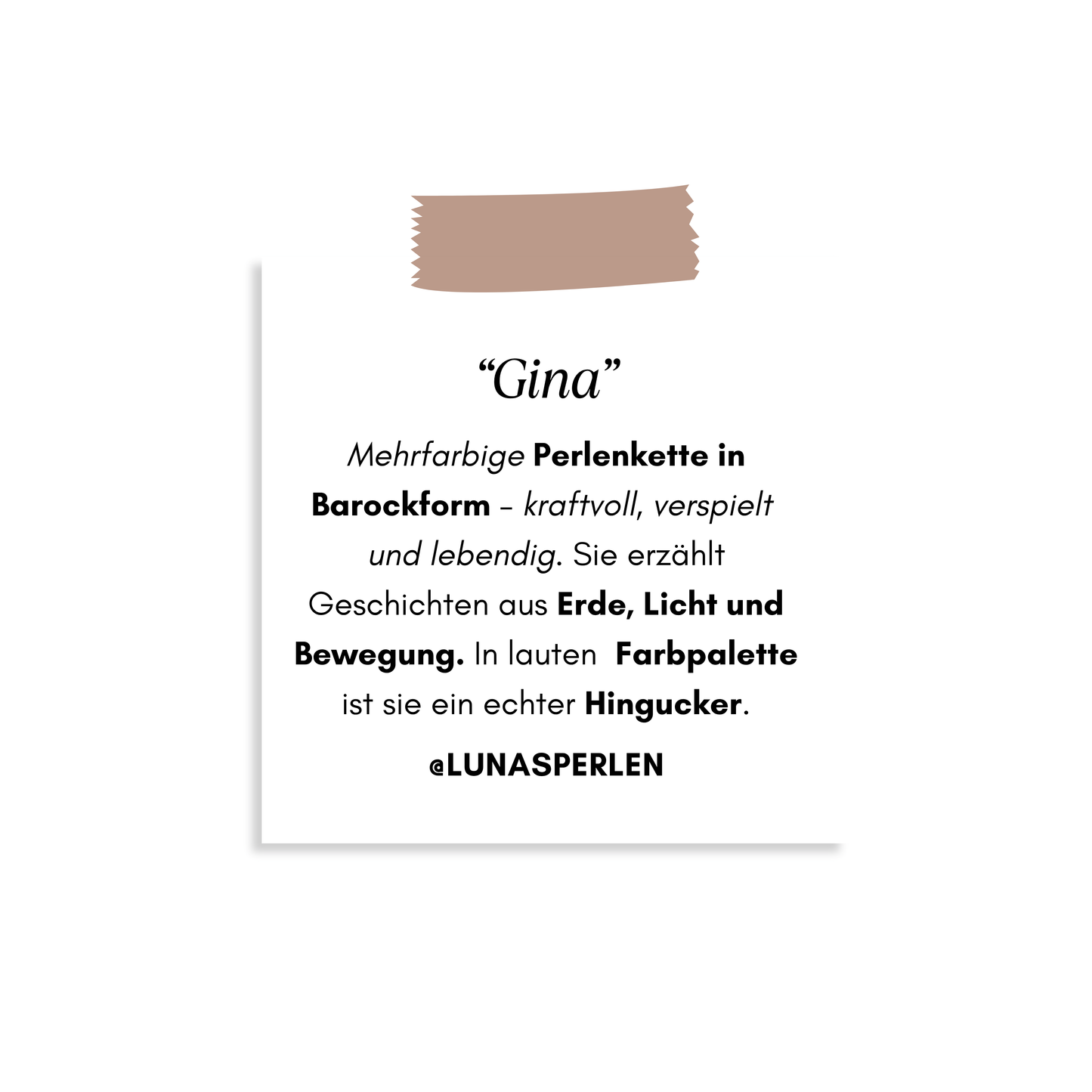 GINA Perlenkette