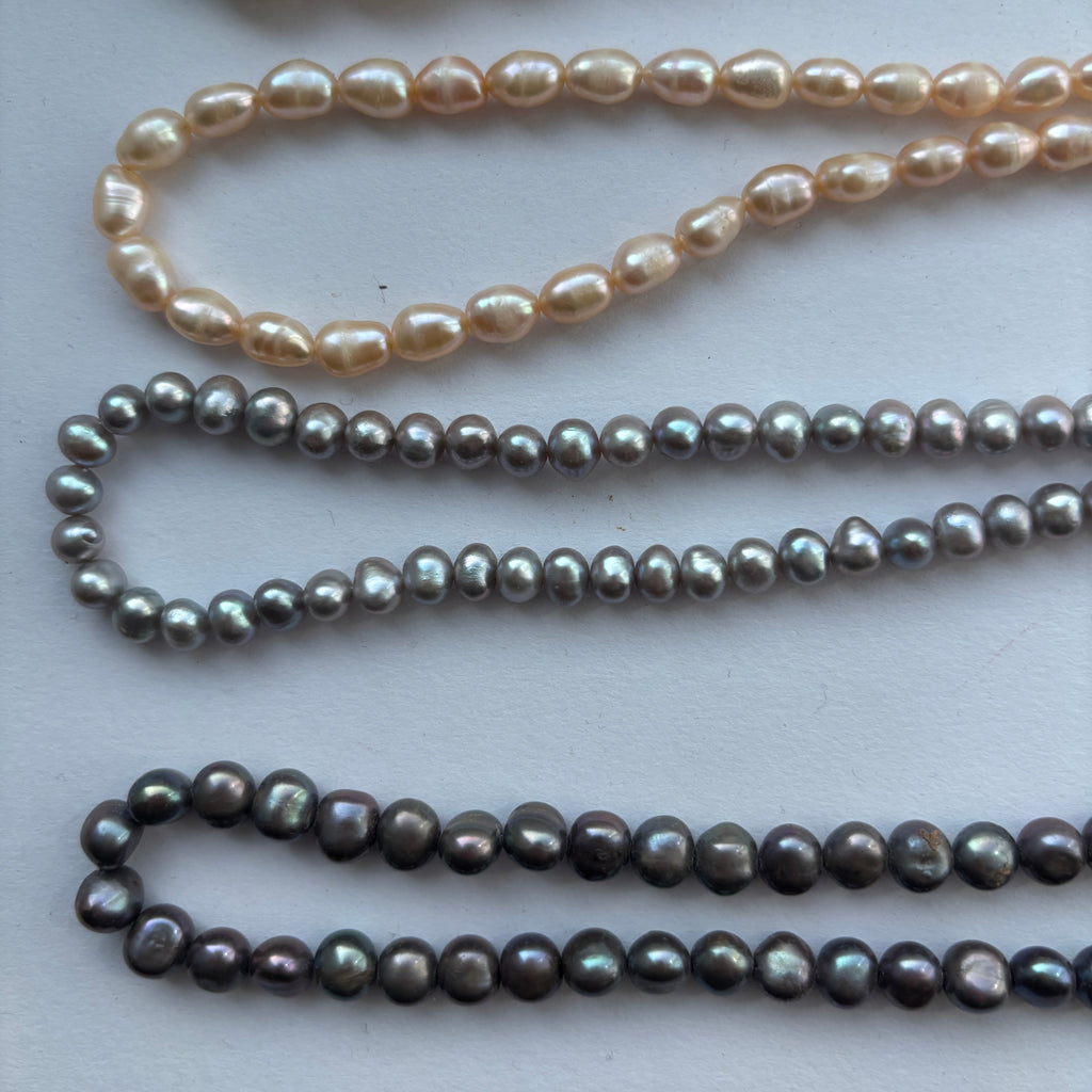 Perlenketten Bella und Rosa von Lunas Perlen