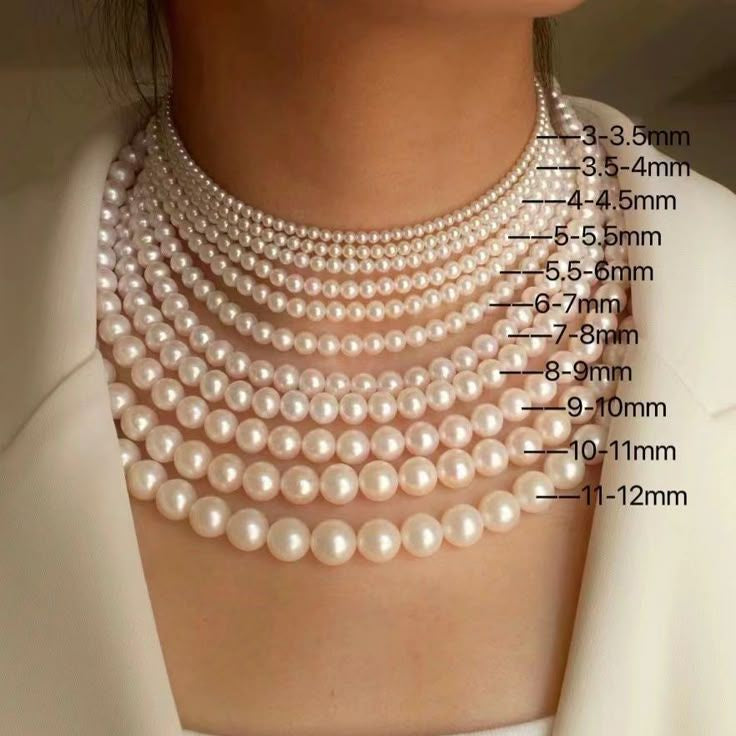 Perlenketten_Groessen Lunas Perlen Pearl Jewellery Shop from Munich