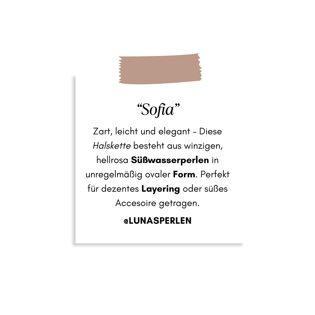 SOFIA pearl necklace